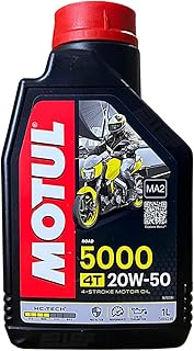 Óleo Lubrificante Motul 5000 20W50 Moto 4T (1 Litro)